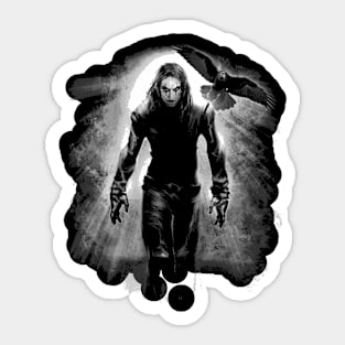 Eric Draven It Can't Rain All the Time  2 Sticker